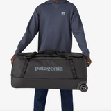 Patagonia 100L Matte Black Hole Wheeled Duffel Bag