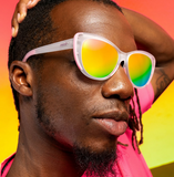 Goodr Sunglasses, Rainbow Runway Ready