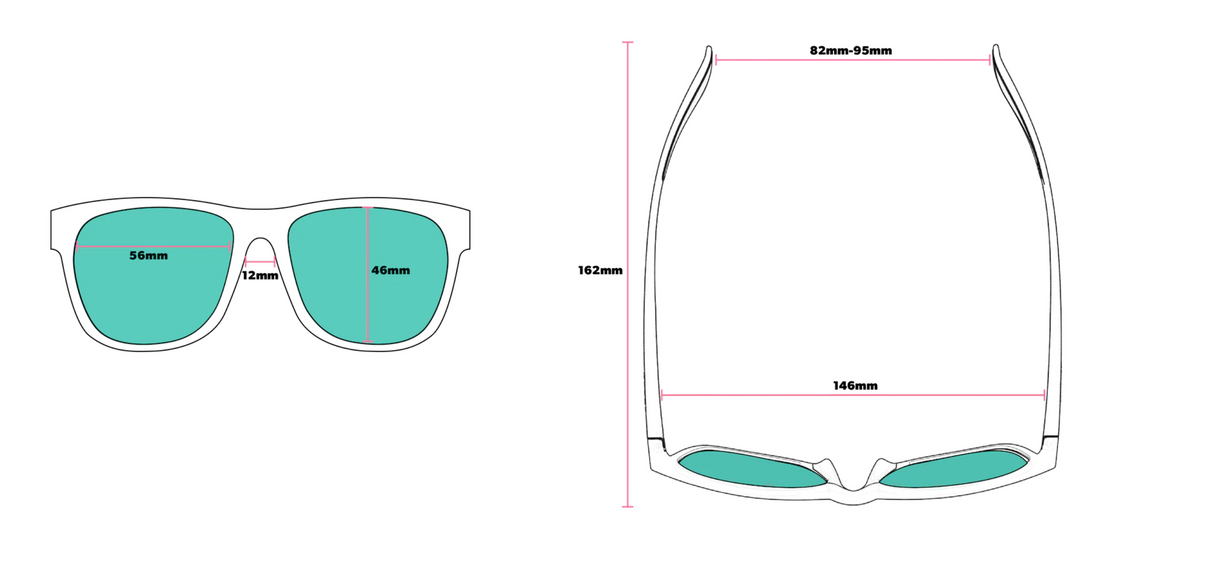 Goodr BFGs Electric Beluga Boogaloo Sunglasses