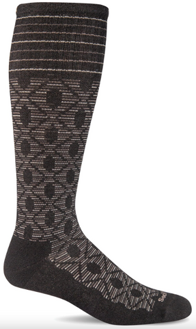 Sockwell Women's Etched Moderate Graduated Compression Sock