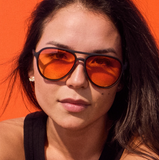 Goodr Sunglasses Clear & Resin Danger