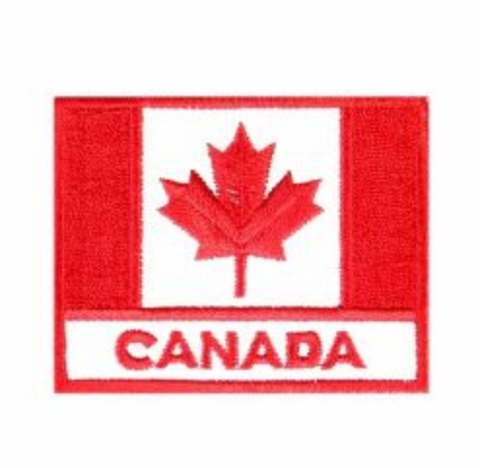 Canada Flag with "CANADA" Patch