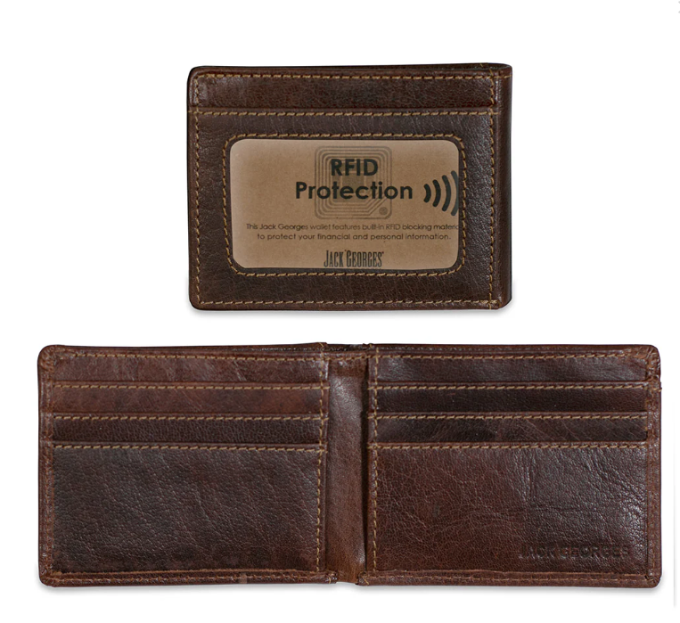 Jack Georges Slim Bilfold Wallet