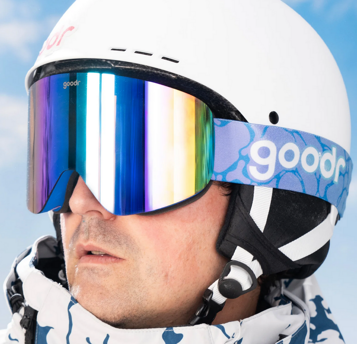 Goodr Snow Gs Cold-Blooded Lodge Lizard Snow Goggles