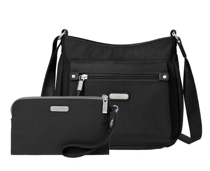 Baggallini Uptown Bagg With RFID Phone Wristlet