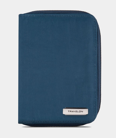 Travelon RFID Blocking Passport Zip Wallet