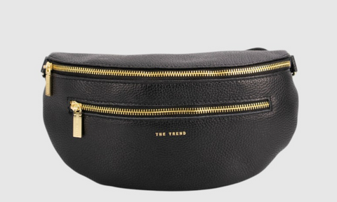 The Trend Cappucina Leather Belt Bag