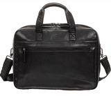 Mancini Buffalo Double Compartment Briefcase for Laptop and Tablet