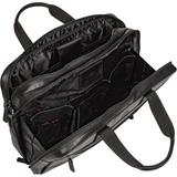 Mancini Buffalo Double Compartment Briefcase for Laptop and Tablet