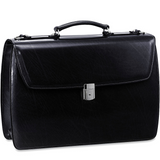Jack Georges Elements Professional Double Gusset Leather Briefcase