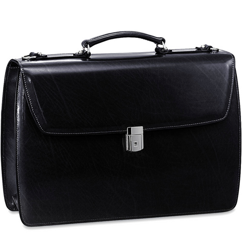 Jack Georges Elements Professional Double Gusset Leather Briefcase