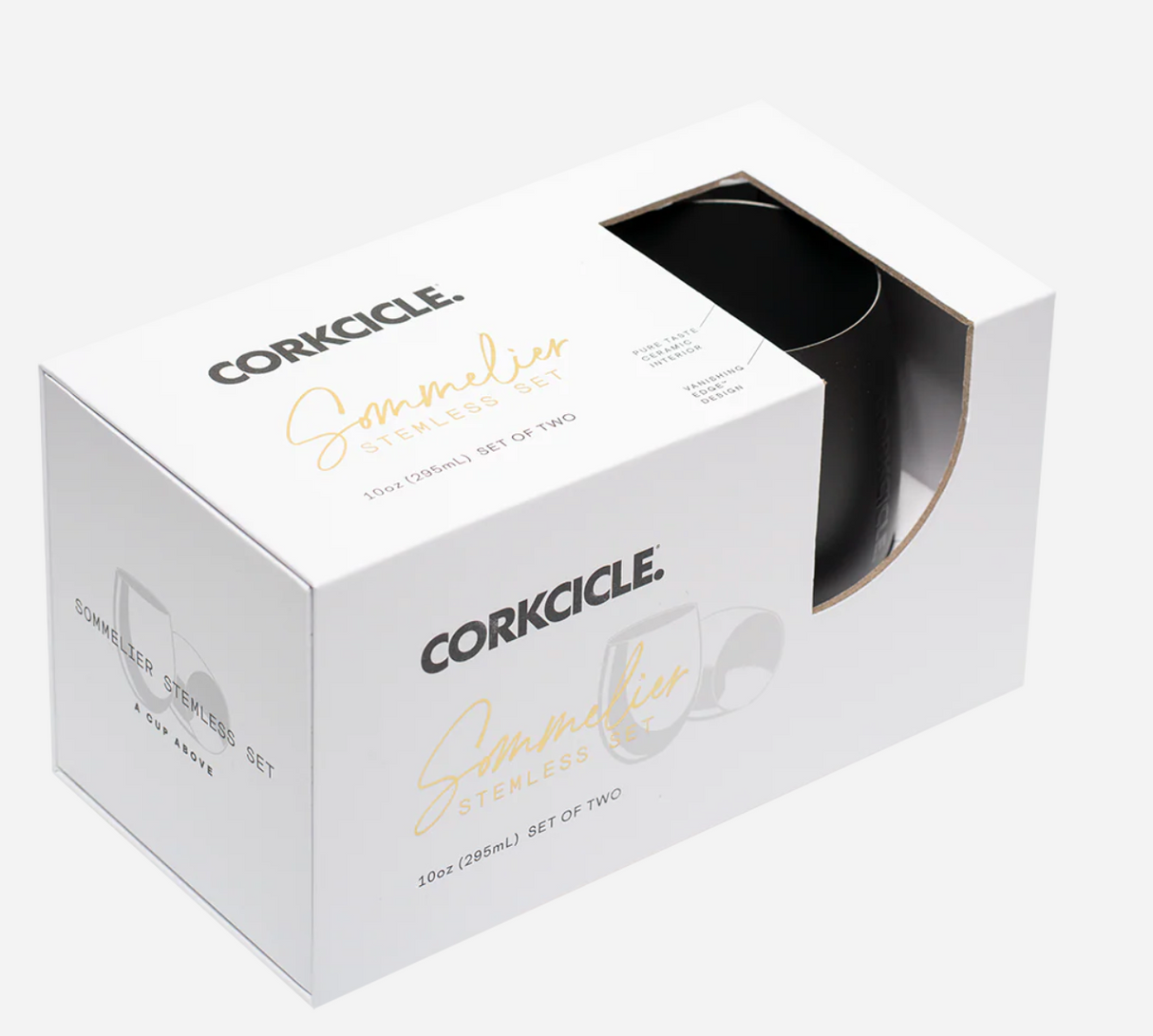 Corkcicle Sommelier Stemless Set (2)