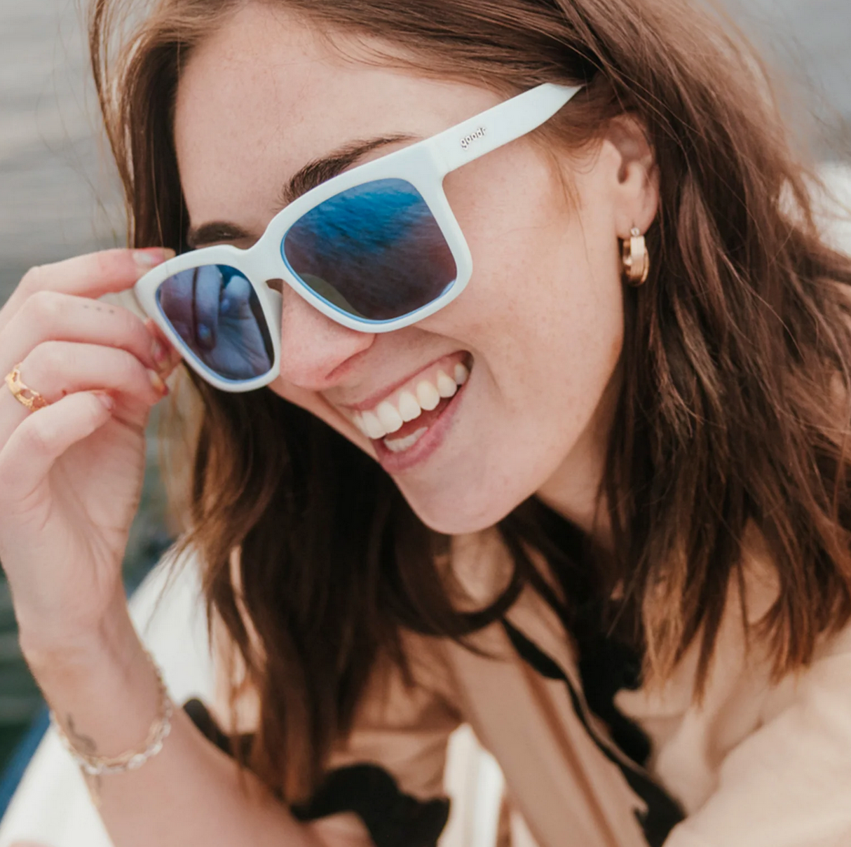Goodr Tidal G Sea Foam Party Favor Sunglasses