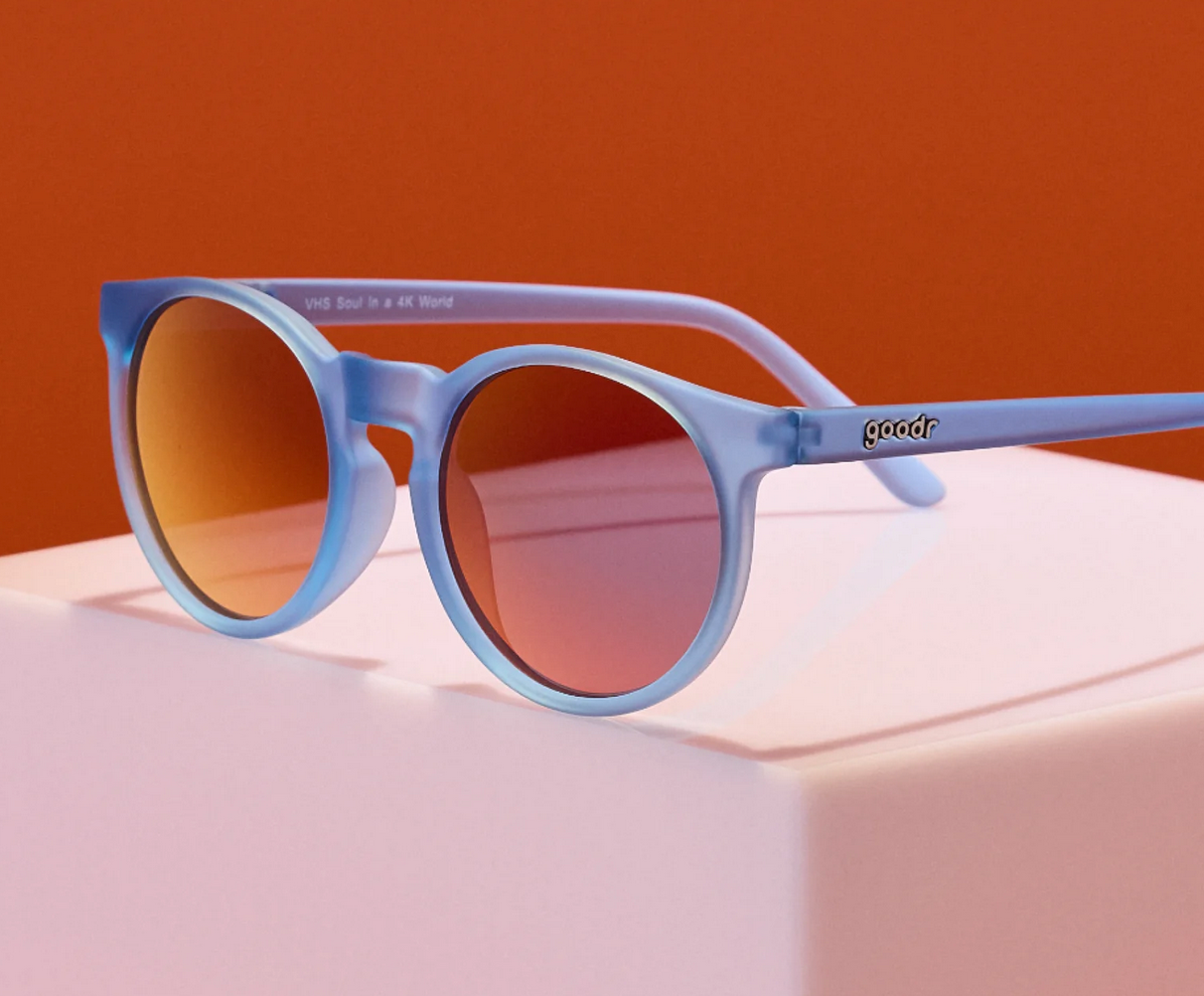 Goodr Circle G VHS Soul in a 4K World Sunglasses