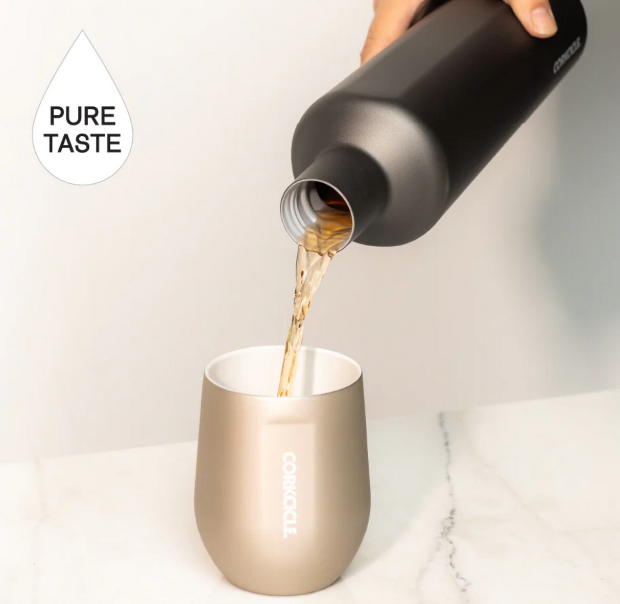 Corkcicle Vinnebago Pure Taste Triple Insulated  25oz Bottle
