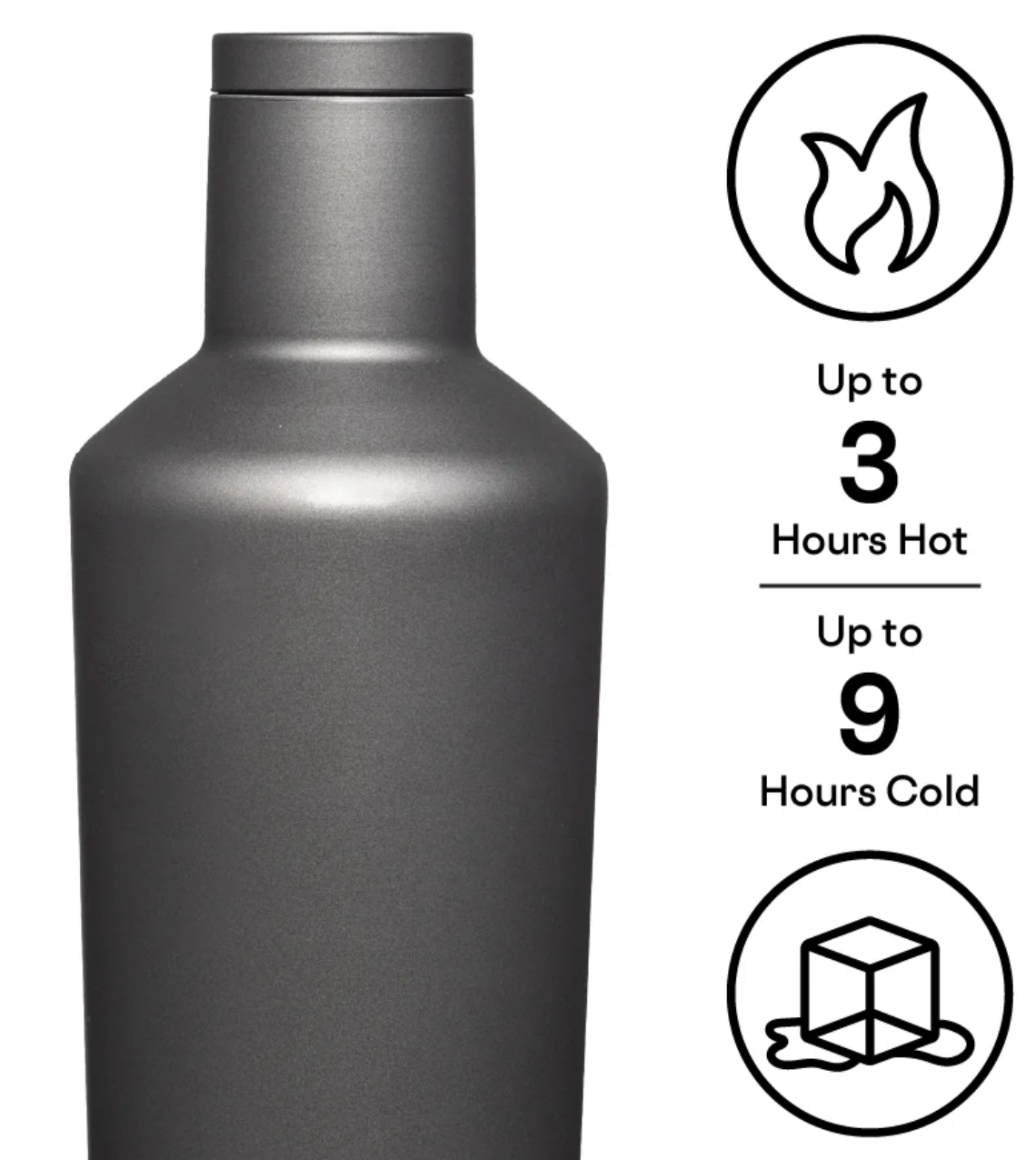 Corkcicle Vinnebago Pure Taste Triple Insulated  25oz Bottle