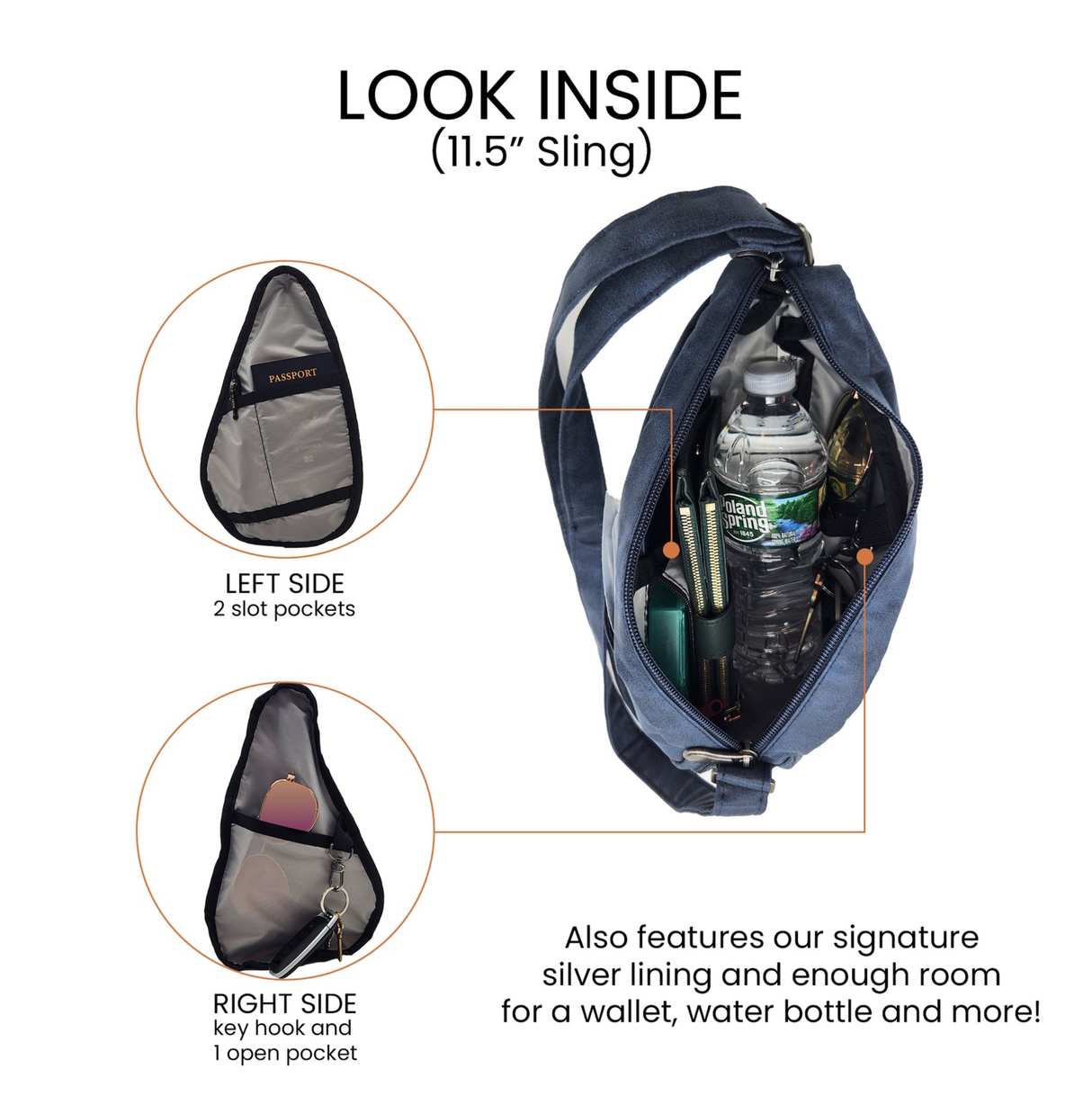 AmeriBag 11.5" Vintage Sling