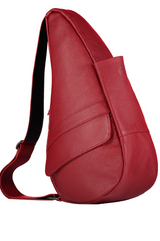 AmeriBag 15" Leather Healthy Back Bag Tote (Extra Small)
