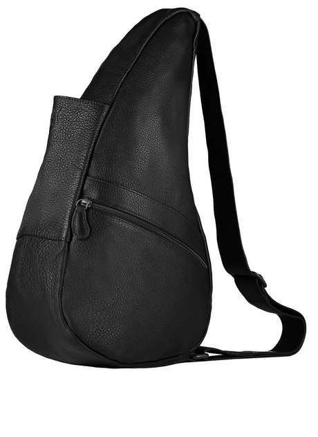 AmeriBag 15" Leather Healthy Back Bag Tote (Extra Small)
