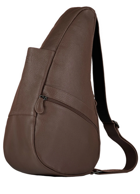 AmeriBag 15" Leather Healthy Back Bag Tote (Extra Small)