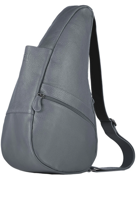 AmeriBag 15" Leather Healthy Back Bag Tote (Extra Small)