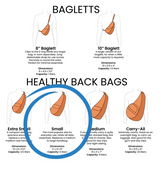 AmeriBag 17" Microfiber Healthy Back Bag Tote (Small)