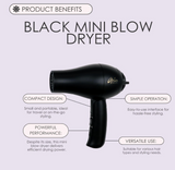 Aria Beauty Ionic Folding Mini Dryer
