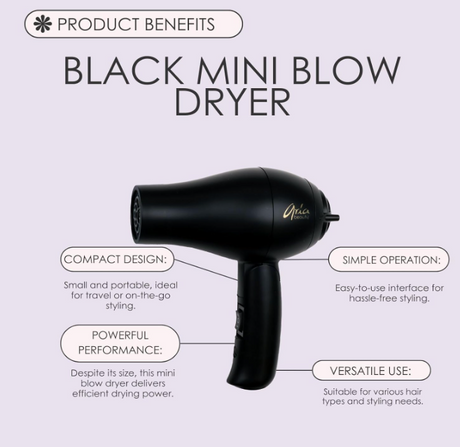 Aria Beauty Ionic Folding Mini Dryer