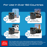 Ceptics 100W Universal Travel Adapter
