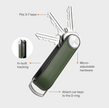 Orbitkey Key Leather Organizer with Tracker