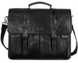 Mancini Pelle D'oro Double Compartment 15.6" Laptop Briefcase