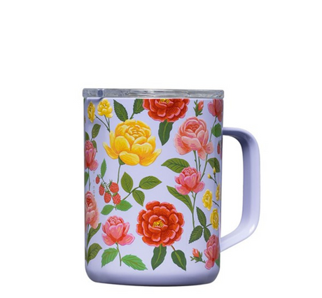 Corkcicle x Rifle Paper Co. Travel Coffee Mug