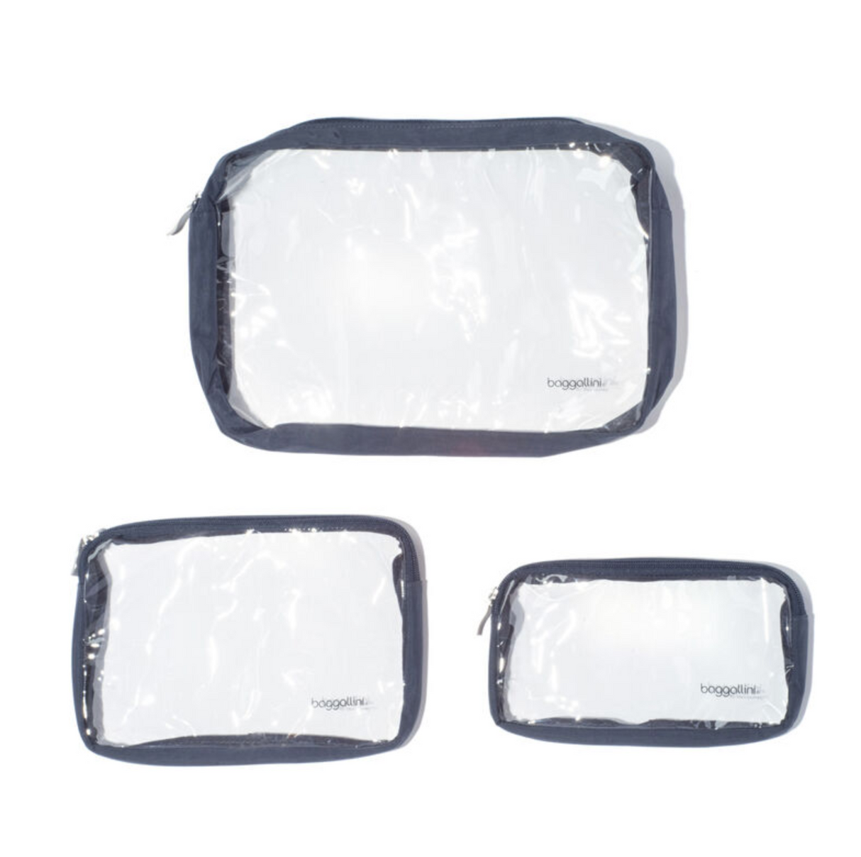 Baggallini Clear Travel Pouches