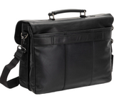 Mancini Buffalo Buffalo Double Compartment Briefcase for 15.6” Laptop