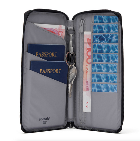 Pacsafe RFID Blocking Travel Wallet
