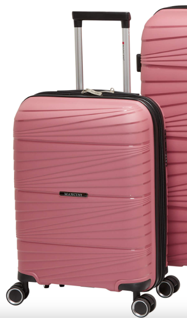 Mancini Bermuda Collection 20" Carry-On Spinner Luggage