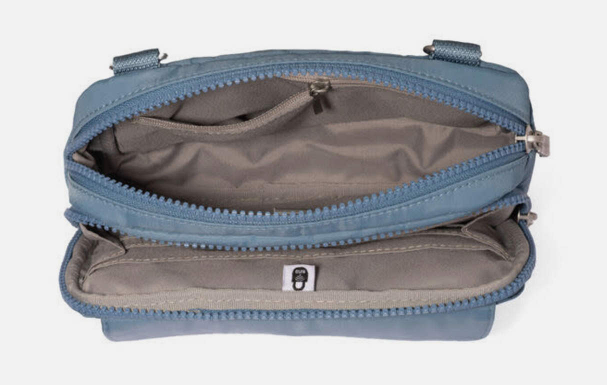 Baggallini  Modern Double Zip Convertible Crossbody Bag