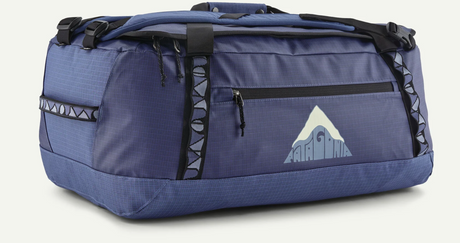 Patagonia Matte Black Hole 55L Duffle Bag