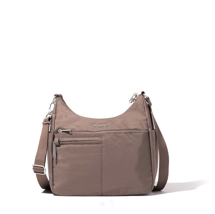 Baggallini Securtex Anti-Theft Free Time Hobo Crossbody