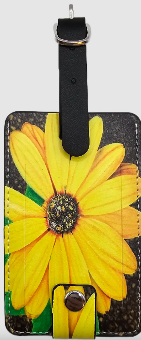 Ron Risley Art-Floral Luggage Tags