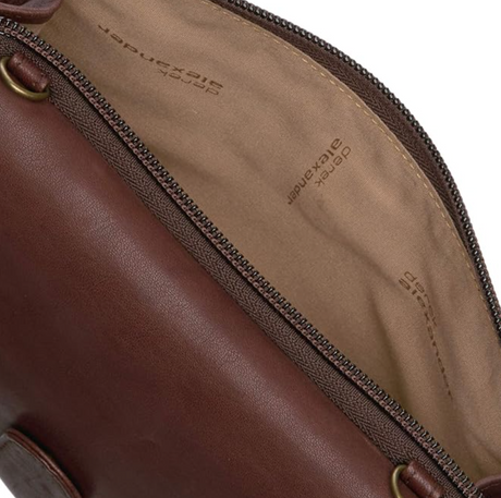 Derek Alexander Front Flap/Top Zip Organizer