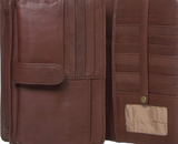 Derek Alexander Front Flap/Top Zip Organizer