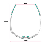 Goodr Bolt G Dante's Shin Splint Inferno Sunglasses