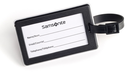 Samsonite Canadian Flag Luggage ID Tag