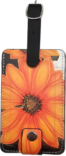 Ron Risley Art-Floral Luggage Tags