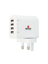 SKROSS U.K. USB 4 Port Charger