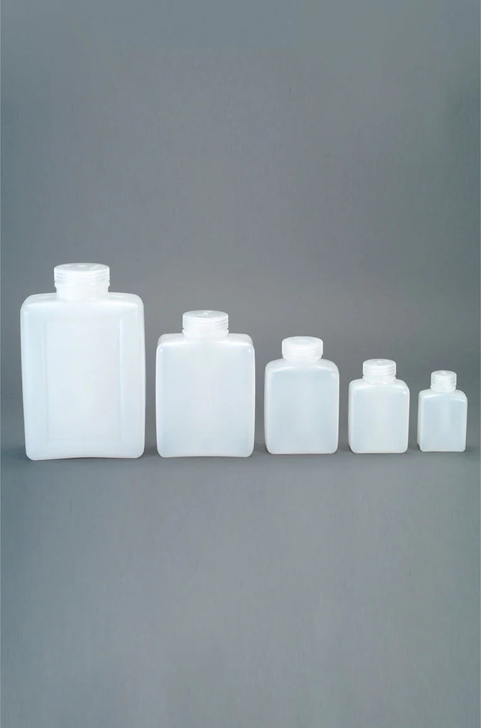 Nalgene Wide Mouth Rectangular HDPE Bottle-4oz (125mL)