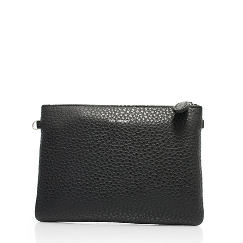 The Trend Italian Leather Convertible Cross-body Clutch