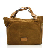 The Trend Italian Leather/Suede Handbag