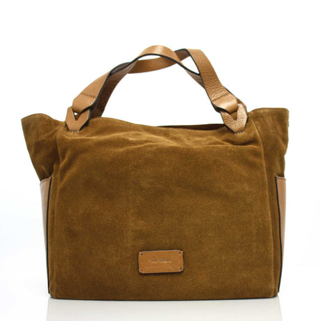 The Trend Italian Leather/Suede Handbag